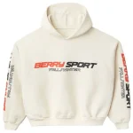 Raspberry Berry Sport Hoodie Cream