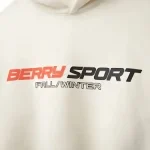 Raspberry Berry Sport Hoodie Cream zoom in