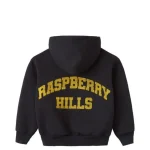 Raspberry Hills Hoodie Black back side