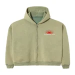 Raspberry Hills Olive Zip Up Hoodie